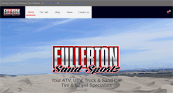 Desktop Screenshot of fullertonsandsports.com